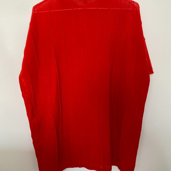 COS Red Sheer Tunic - Picture 3 of 3